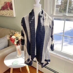 Abercrombie & Fitch Knit Wool Sweater‎ Cardigan Striped Size S/M Y2K